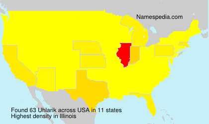 Surname Uhlarik in USA