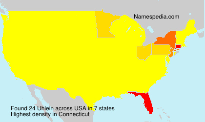 Surname Uhlein in USA