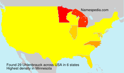 Surname Uhlenbrauck in USA