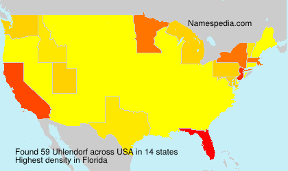 Surname Uhlendorf in USA