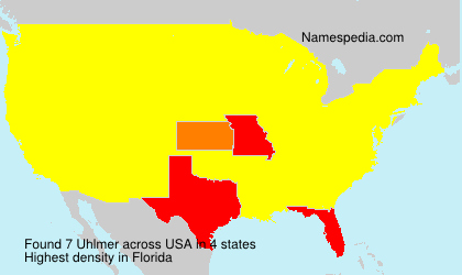 Surname Uhlmer in USA