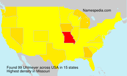 Surname Uhlmeyer in USA