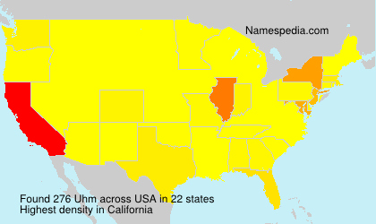 Surname Uhm in USA Surname Uhm in USA