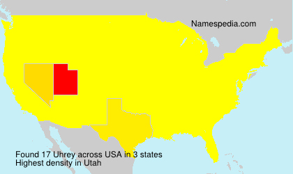 Surname Uhrey in USA Surname Uhrey in USA