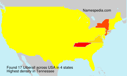 Surname Uiberall in USA Surname Uiberall in USA