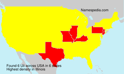 Surname Uii in USA Surname Uii in USA