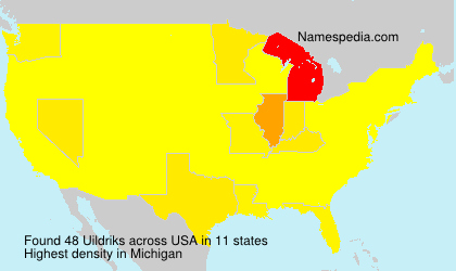 Surname Uildriks in USA Surname Uildriks in USA