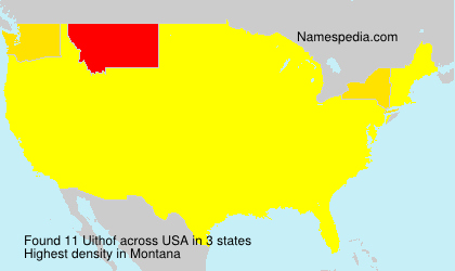 Surname Uithof in USA Surname Uithof in USA
