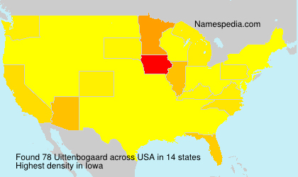 Surname Uittenbogaard in USA Surname Uittenbogaard in USA