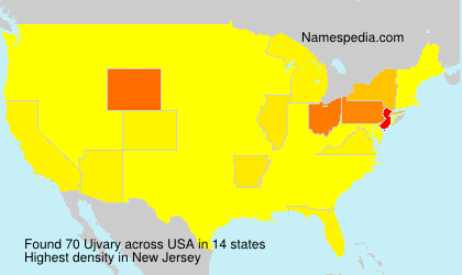 Surname Ujvary in USA Surname Ujvary in USA