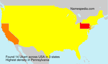 Surname Ukam in USA