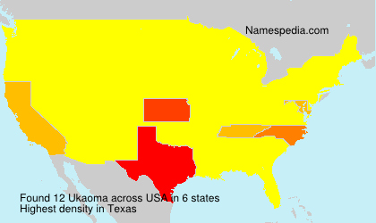 Surname Ukaoma in USA Surname Ukaoma in USA