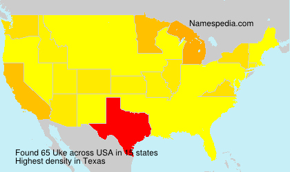 Surname Uke in USA
