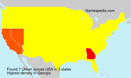 Surname Ukken in USA Surname Ukken in USA