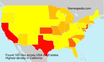Surname Uko in USA