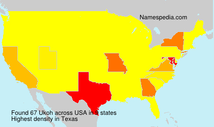 Surname Ukoh in USA