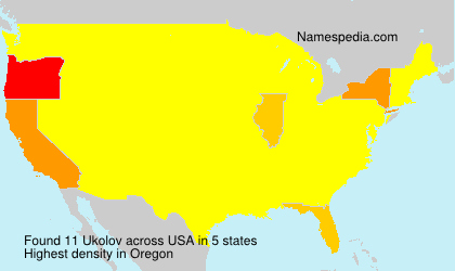Surname Ukolov in USA Surname Ukolov in USA