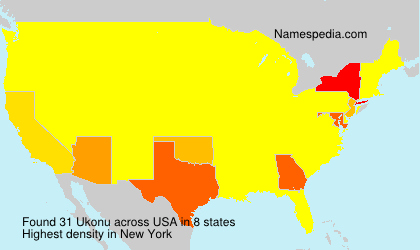 Surname Ukonu in USA