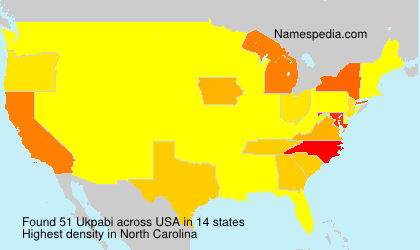 Surname Ukpabi in USA