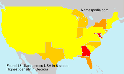 Surname Ukpai in USA