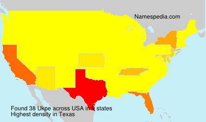 Surname Ukpe in USA