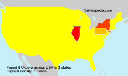 Surname Ukpere in USA