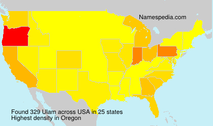 Surname Ulam in USA