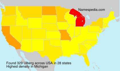 Surname Ulberg in USA Surname Ulberg in USA