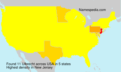 Surname Ulbrecht in USA Surname Ulbrecht in USA