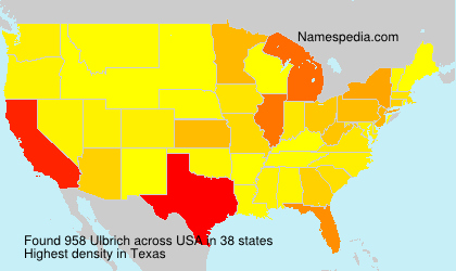 Surname Ulbrich in USA Surname Ulbrich in USA