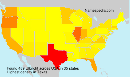 Surname Ulbricht in USA Surname Ulbricht in USA