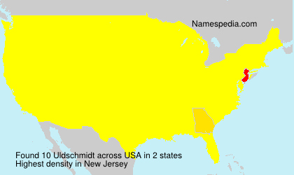 Surname Uldschmidt in USA Surname Uldschmidt in USA