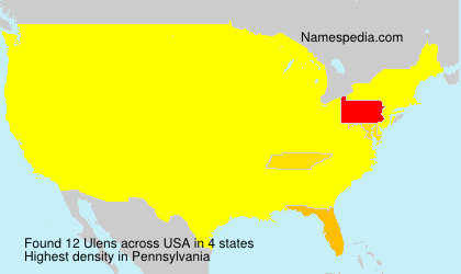 Surname Ulens in USA Surname Ulens in USA