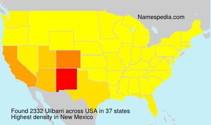 Surname Ulibarri in USA Surname Ulibarri in USA