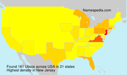 Surname Ulisse in USA Surname Ulisse in USA
