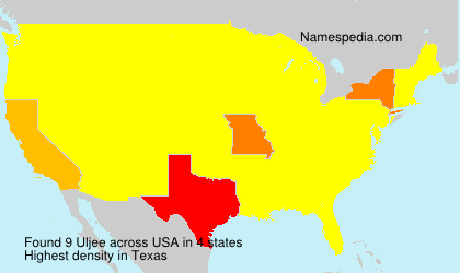 Surname Uljee in USA Surname Uljee in USA