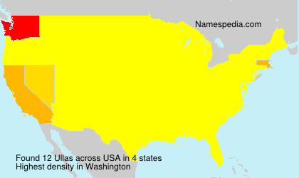 Surname Ullas in USA Surname Ullas in USA