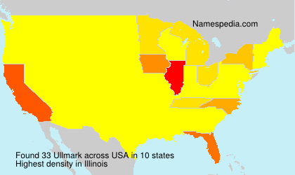 Surname Ullmark in USA Surname Ullmark in USA