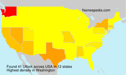 Surname Ullock in USA Surname Ullock in USA