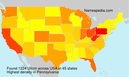 Surname Ullom in USA Surname Ullom in USA