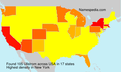 Surname Ullstrom in USA Surname Ullstrom in USA