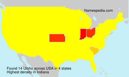 Surname Uloho in USA Surname Uloho in USA
