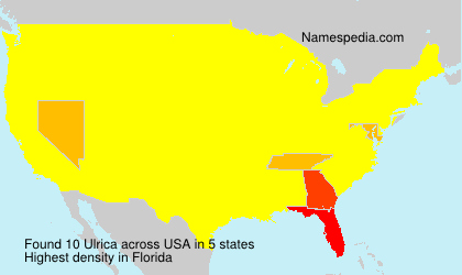 Surname Ulrica in USA Surname Ulrica in USA