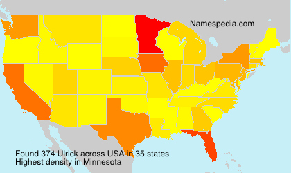 Surname Ulrick in USA Surname Ulrick in USA