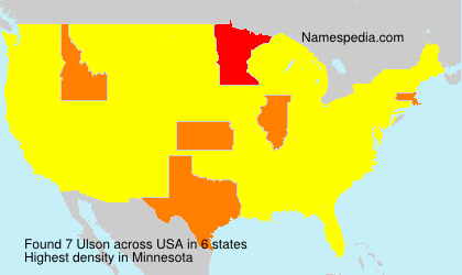 Surname Ulson in USA Surname Ulson in USA