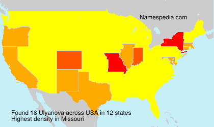 Surname Ulyanova in USA Surname Ulyanova in USA