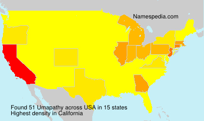 Surname Umapathy in USA Surname Umapathy in USA