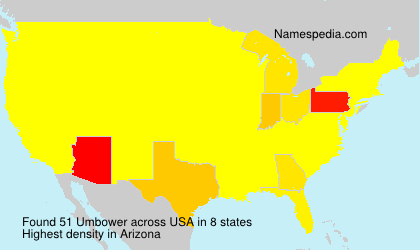 Surname Umbower in USA Surname Umbower in USA