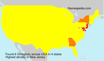 Surname Umegbolu in USA Surname Umegbolu in USA