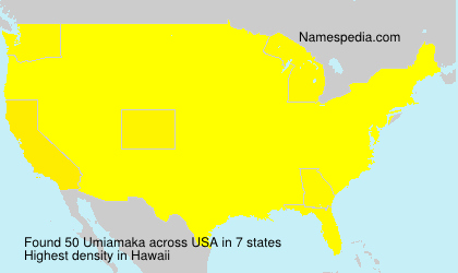 Surname Umiamaka in USA Surname Umiamaka in USA